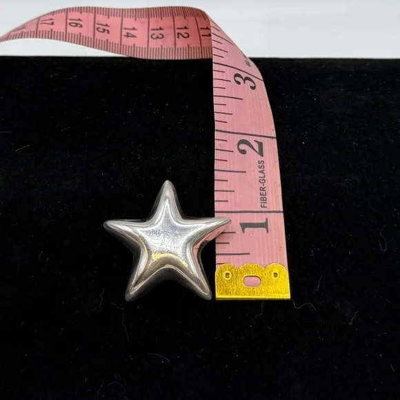 Tiffany & Co. Vintage Puffy Star Brooch Pin – Sterling Silver 925 Mexico - Picture 3 of 3